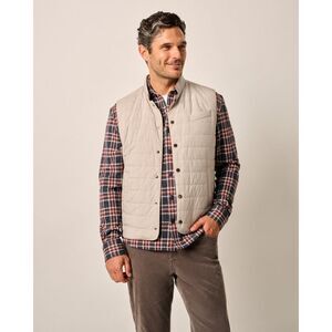 Apo Quilted Button Up Vest, Size: L